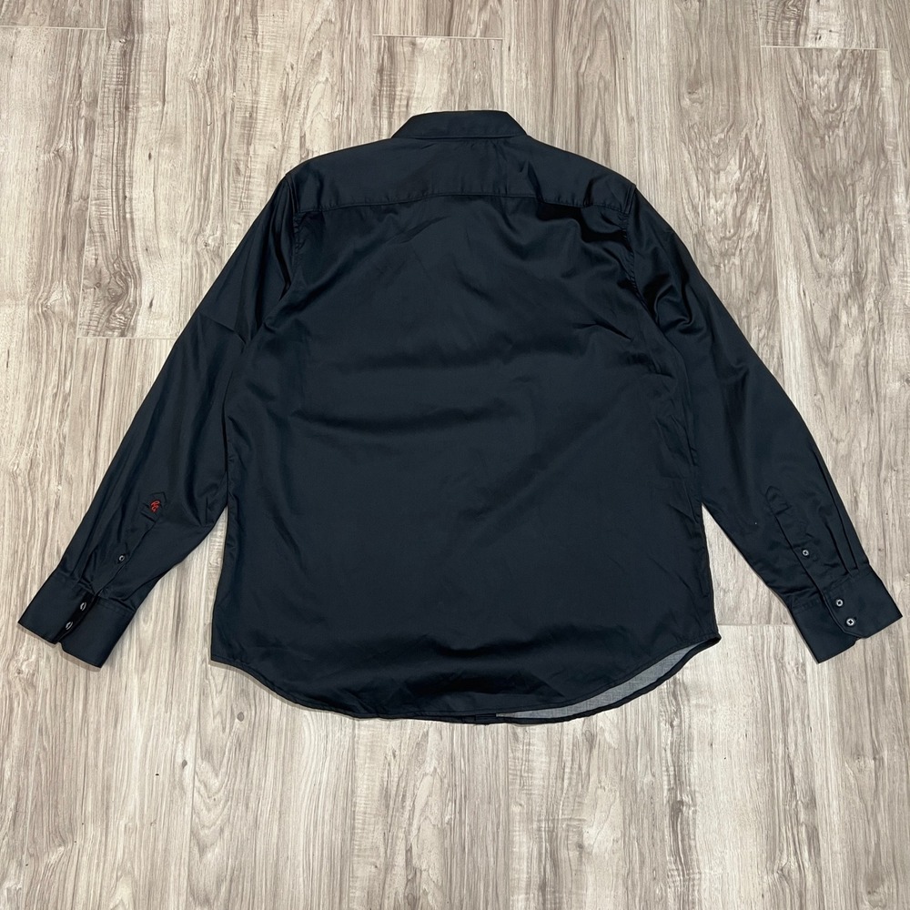 Robert Graham Pinot Noir 3 Shirt Mens 2XL Black Wine Glass Long Sleeve - Picture 2 of 12